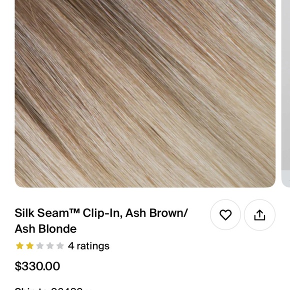 BELLAMI Ash Blonde Hair Extensions - Picture 3 of 7